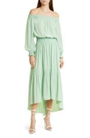 Ramy Brook Homer Off the Shoulder Long Sleeve Dress at Nordstrom