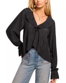 Ramy Brook Jacklyn Pleated Top Bloomingdalex27s Women Tops amp Tees at Bloomingdales