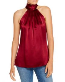 Ramy Brook Lori Silk-Blend Draped Top Women - Bloomingdale s at Bloomingdales