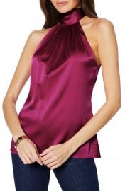 Ramy Brook Lori Stretch Silk Halter Top   Nordstrom at Nordstrom