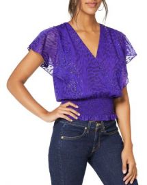 Ramy Brook Lynette Smocked Silk Blend Top  Women - Bloomingdale s at Bloomingdales