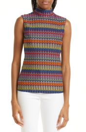 Ramy Brook Madison Sleeveless Mock Neck Rib Top at Nordstrom