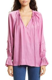 Ramy Brook Maty Long Sleeve Blouse at Nordstrom