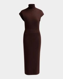 Ramy Brook Natalie Merino Turtleneck Midi Dress at Neiman Marcus