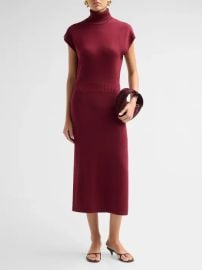 Ramy Brook Natalie Wool Knit Turtleneck Midi-Dress | Saks Fifth Avenue at Saks Fifth Avenue
