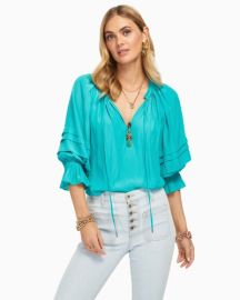 Ramy Brook Randi Puff Sleeve Top In Oasis at Ramy Brook