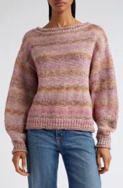 Ramy Brook Sage Stripe Sweater at Nordstrom