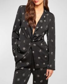 Ramy Brook Willa Embellished Single Breasted Blazer at Neiman Marcus