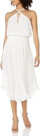 Ramy Brook Women39s Deanna Cross Neck Midi Length Dress at Womens Clothing store at Amazon