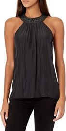 Ramy Brook Women39s Heather Sleeveless Top with Neck Embellishment at  Womens Clothing store at Amazon