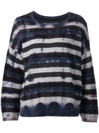 Raquel Allegra Distressed Striped Sweater - Traffic Women at Farfetch