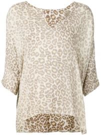 Raquel Allegra Leopard Print Blouse at Farfetch