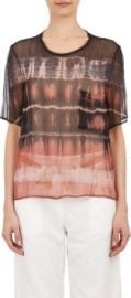 Raquel Allegra Tie-Dye Chiffon T-shirt at Barneys