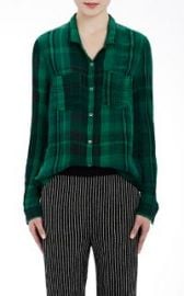 Raquel Allegra Washed Gauze Button-Down Shirt at Barneys