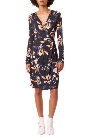 Raquel Floral Long Sleeve Faux Wrap Dress at Nordstrom