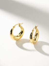 Rare Bold Statement Hoop Earrings in Gold at Uncommon James
