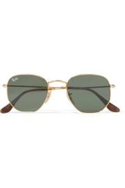 Ray-Ban - Hexagon-frame gold-tone sunglasses at Net A Porter