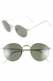 Ray-Ban Icons 50mm Round Metal Sunglasses   Nordstrom at Nordstrom