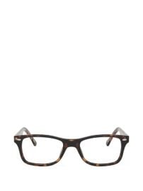 Ray-Ban Tortoiseshell Square Glasses Brown at Farfetch