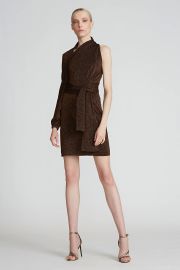 Raya Knit Dress at Halston