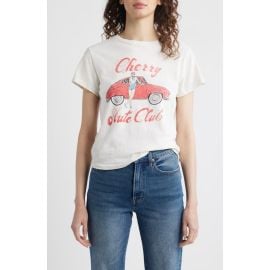 Re/Done Cherry Auto Club Cotton Graphic T-Shirt at Nordstrom