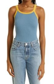 Re/Done Ribbed Tank Top at Nordstrom