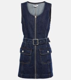 Re Done 60 s Belted Mini Dress at Mytheresa