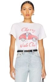 Re Done Cherry Auto Club Cotton Graphic T Shirt at Revolve