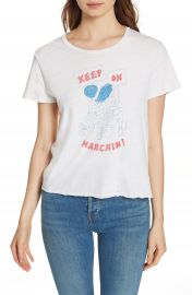 Re Done Keep on Marchin  x27  Tee   Nordstrom at Nordstrom