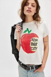 Re Done Nyc Apple Tee at Free People