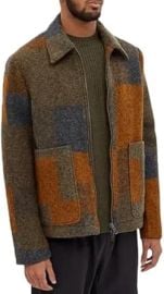 RealLeather The Bear Jeremy Allen White Wool Jacket Mens The Bear Season 02 Carmen Berzatto Wool Jacket M at Mens Clothing store at Amazon