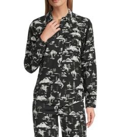 Reba Coordinating Holiday Cowboy Print Woven Twill Point Collar Long Sleeve Shirt Dillardx27s at Dillards