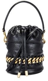 Rebecca Minkoff Chain Bucket Bag In Black at Revolve