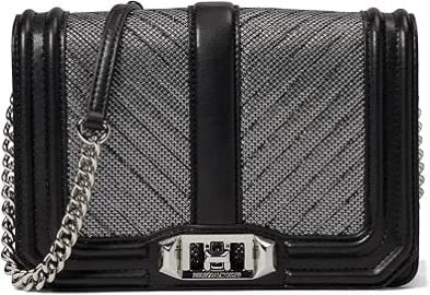 Rebecca Minkoff Chevron Quilted Small Love Crossbody Negro One Size Handbags com at Amazon