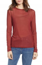 Rebecca Minkoff Cyder Sheer Top   Nordstrom at Nordstrom