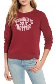 Rebecca Minkoff Jennings Feminists Do It Better Sweatshirt   Nordstrom at Nordstrom