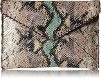 Rebecca Minkoff Leo Clutch Multi Snake Handbags com at Amazon