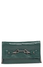 Rebecca Minkoff Lou Croc Embossed Clutch (Women) | Nordstromrack at Nordstrom Rack