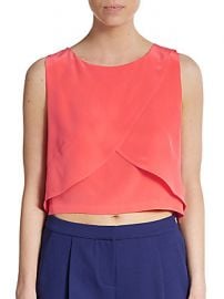 Rebecca Minkoff Malone Silk Top at Saks Off 5th