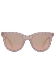 Rebecca Minkoff Pink Round Sunglasses at Rebecca Minkoff