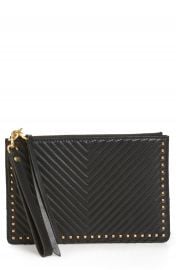 Rebecca Minkoff Quilted Leather Wristlet Pouch at Nordstrom