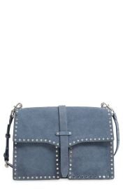 Rebecca Minkoff Studded Leather Shoulder Bag in Luna  at Nordstrom