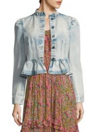 Rebecca Taylor - Denim Peplum Jacket at Saks Fifth Avenue