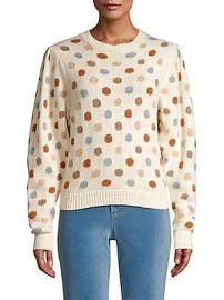 Rebecca Taylor - Dotted Wool-Blend Sweater at Saks Off 5th