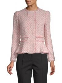 Rebecca Taylor - Frayed Tweed Jacket at Saks Off 5th