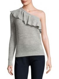 Rebecca Taylor - One-Shoulder Ruffle Sweater at Saks Fifth Avenue