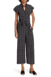 Rebecca Taylor   Plaid Silk Jumpsuit   Nordstrom Rack at Nordstrom Rack