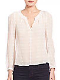 Rebecca Taylor - Silk Bar Clip Blouse at Saks Fifth Avenue