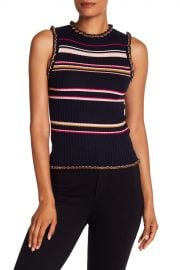 Rebecca Taylor   Striped Knit Tank   Nordstrom Rack at Nordstrom Rack