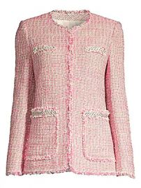 WornOnTV: Bess’s pink tweed jacket on Nancy Drew | Maddison Jaizani ...